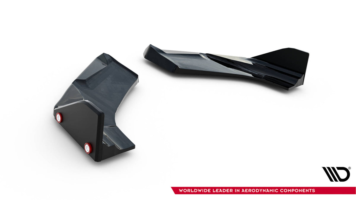 Sideflaps bak i Racing Durability ABS-plast til Hyundai I30 N Facelift sett bakfra