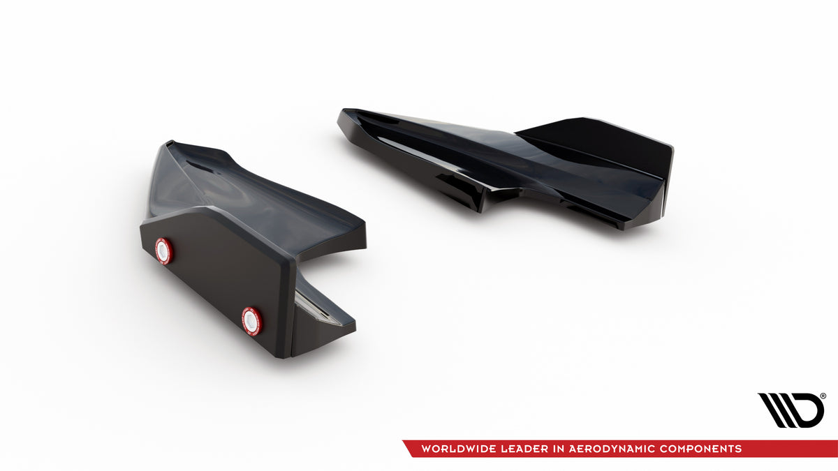 Sidesplittere bak med flaps og monteringsskruer til Volkswagen Golf R Mk8