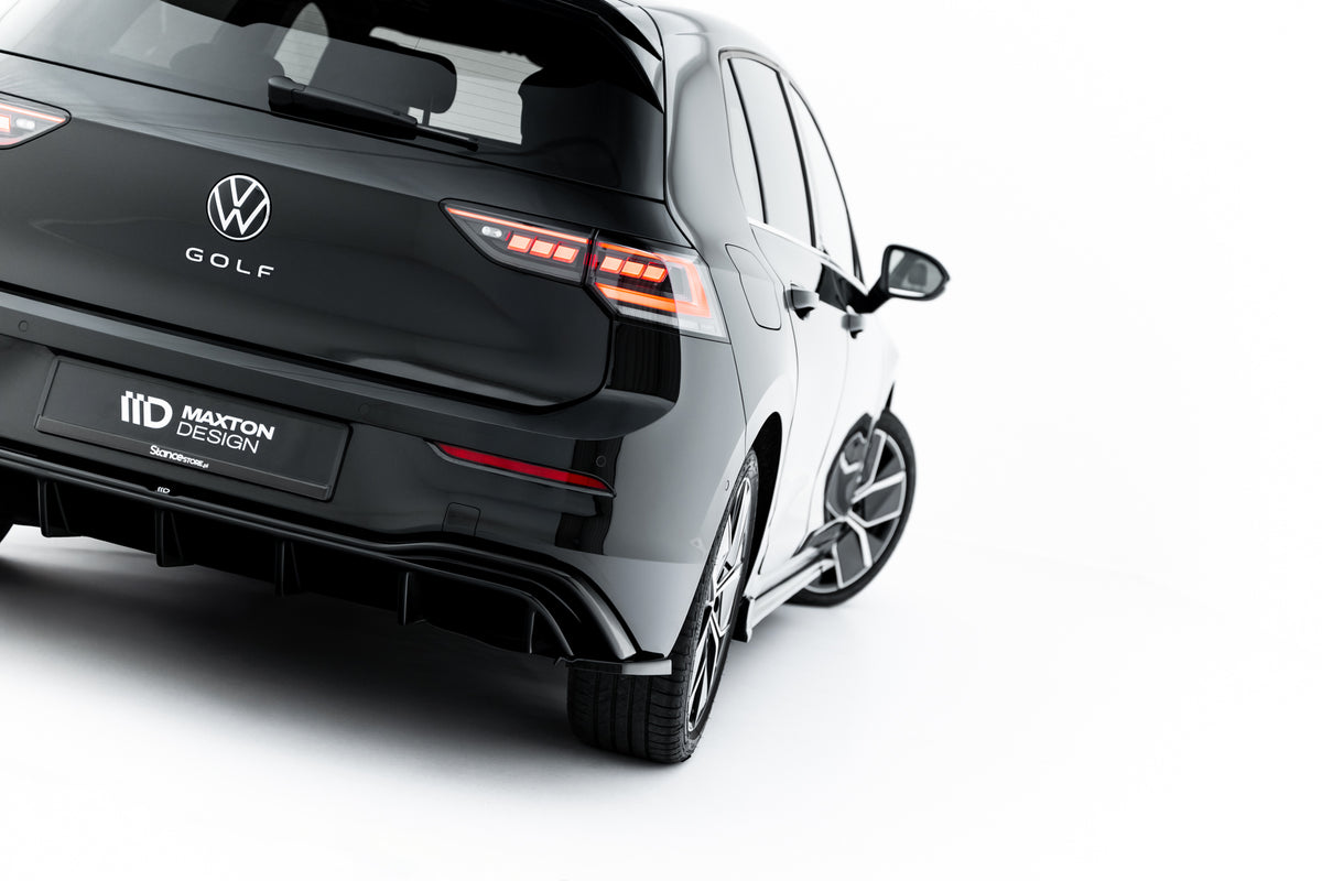 Sidesplittere Bak i blank sort ABS til Volkswagen Golf Mk8 Facelift