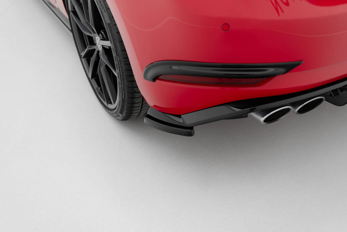 Sideflaps Bak VW Golf R / R-Line MK7 Facelift (2016–2020) - VW-GO-7F-R-RSD1RED