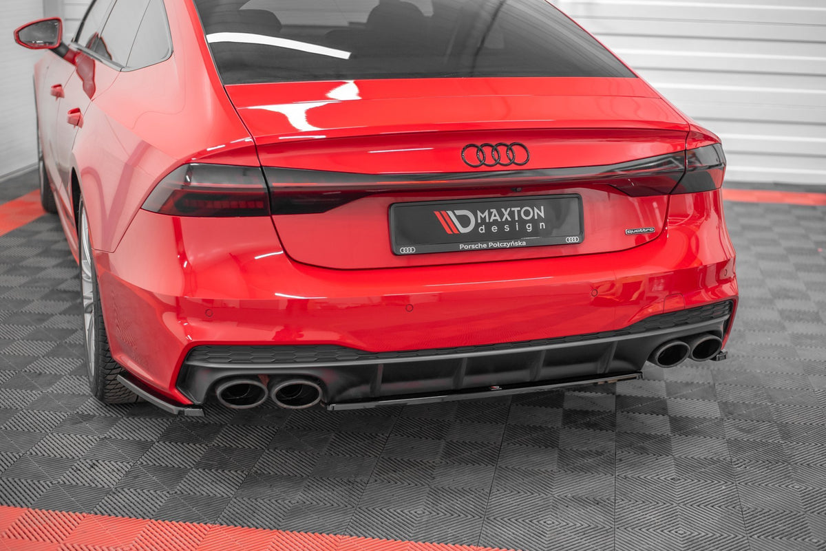 Diffuser til Audi S7 C8 fra Maxton Design sett bakfra