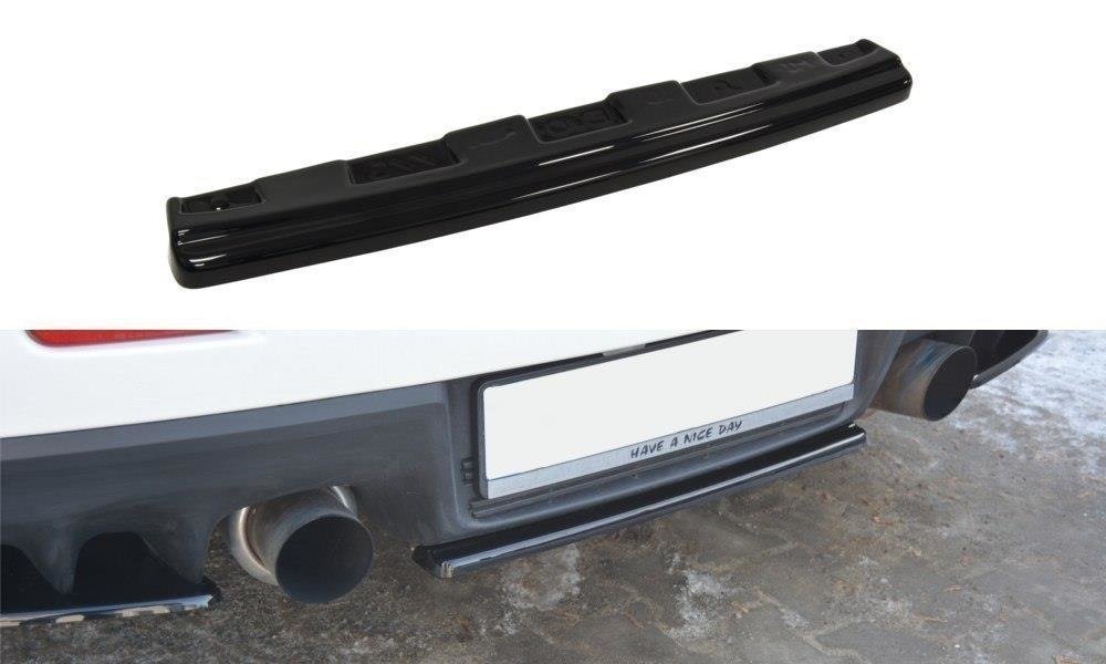 Sentersplitter Bak Mitsubishi Lancer Evo X (Uten vertikale finner) vist montert