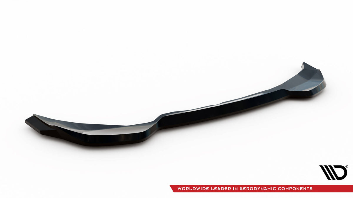 Diffuser Skoda Fabia MK4 sett underfra med synlige monteringspunkter