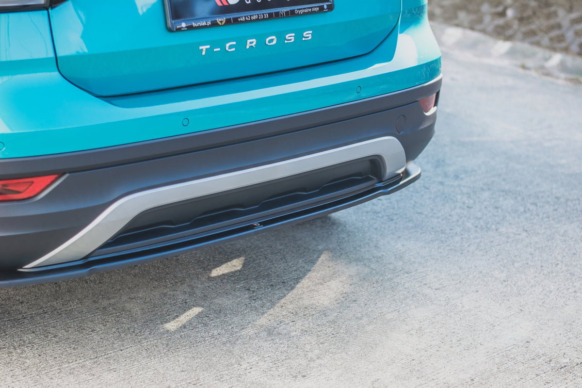 Maxton Design bakre diffuser til VW T-Cross vist fra skrå vinkel