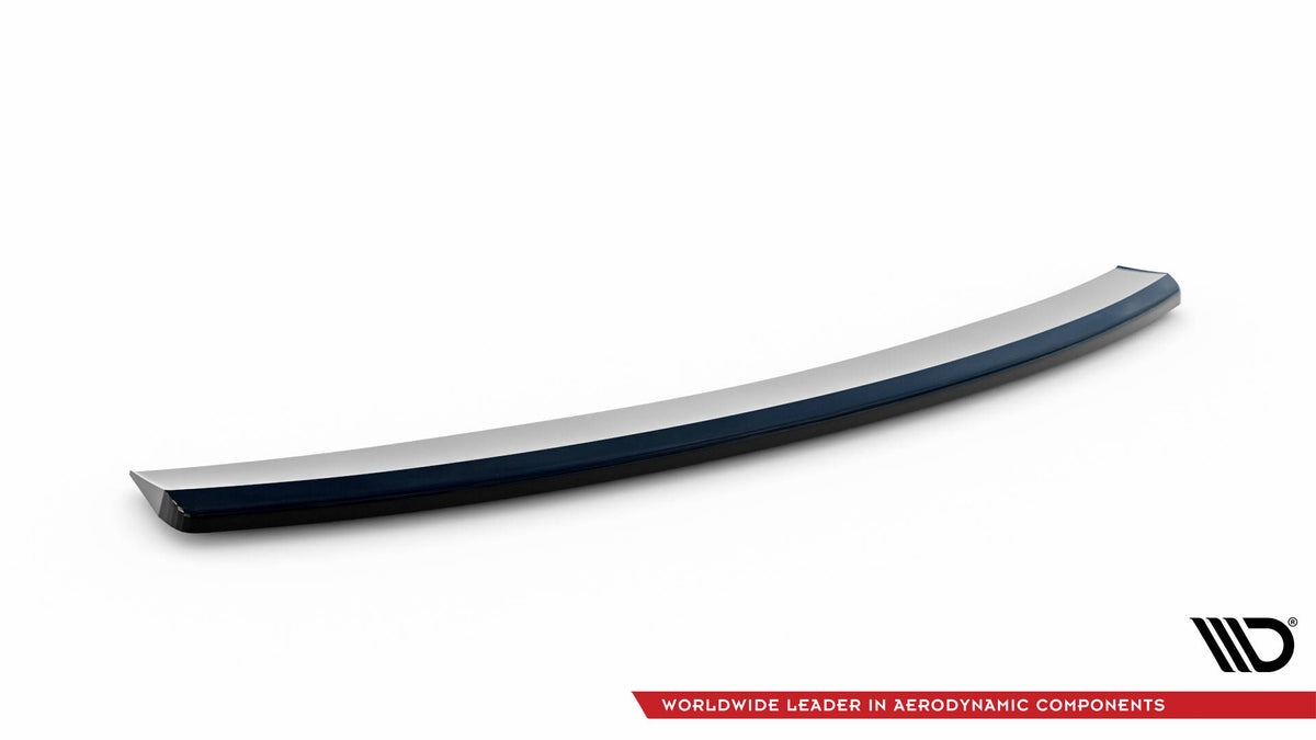 Detaljbilde av diffuser Audi A4 B8 Facelift som viser sort overflate og struktur