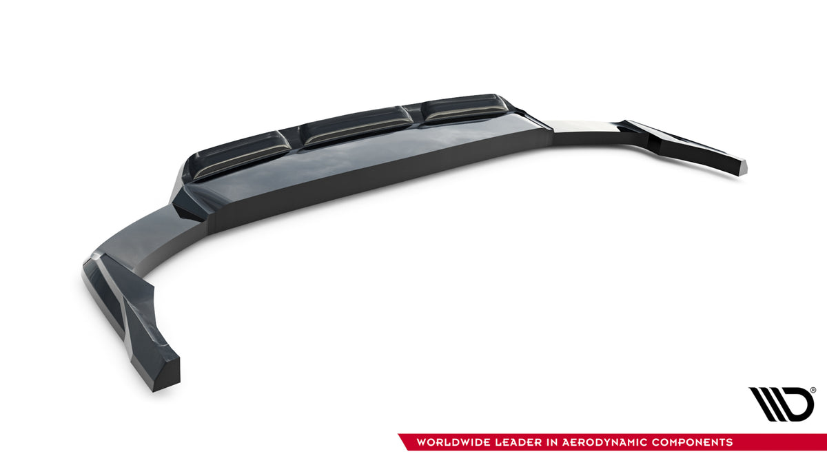 Audi Q8 MK1 Facelift med diffuser – helhetsbilde av bilens bakparti