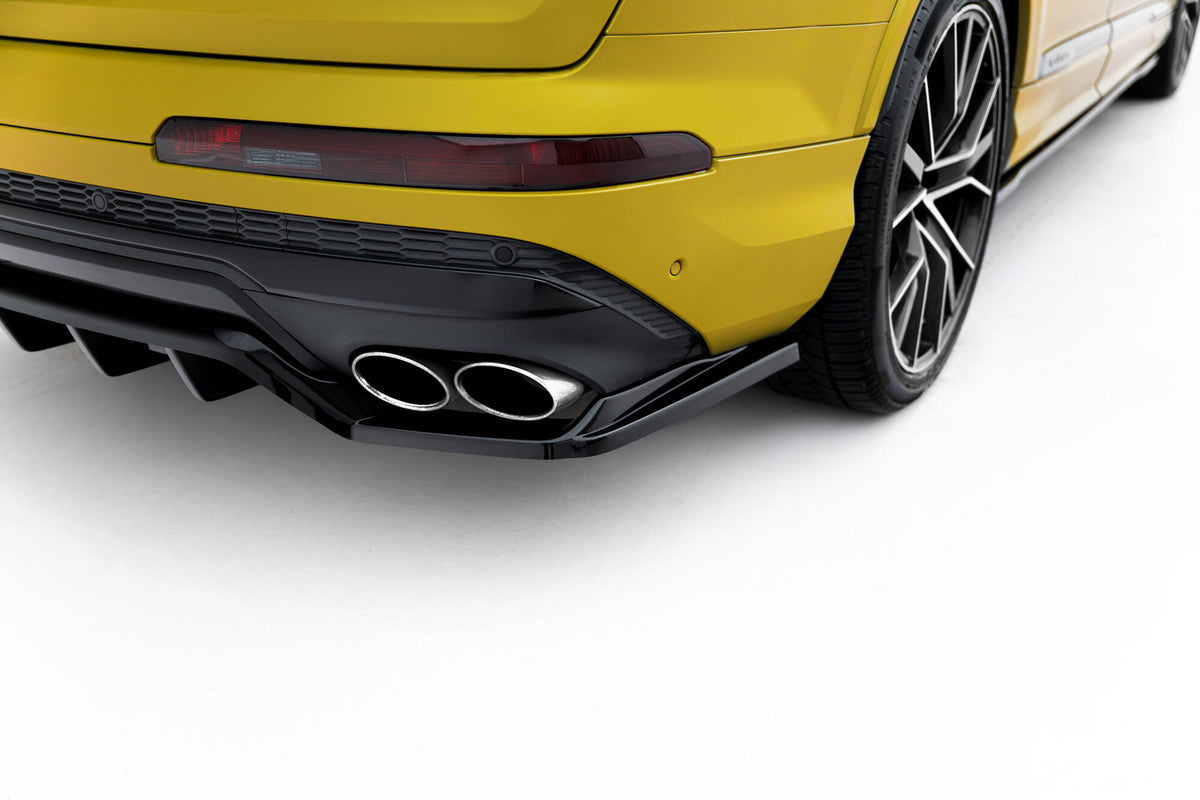 Nærbilde av diffuser med vertikale stenger for Audi SQ7 MK2 Facelift