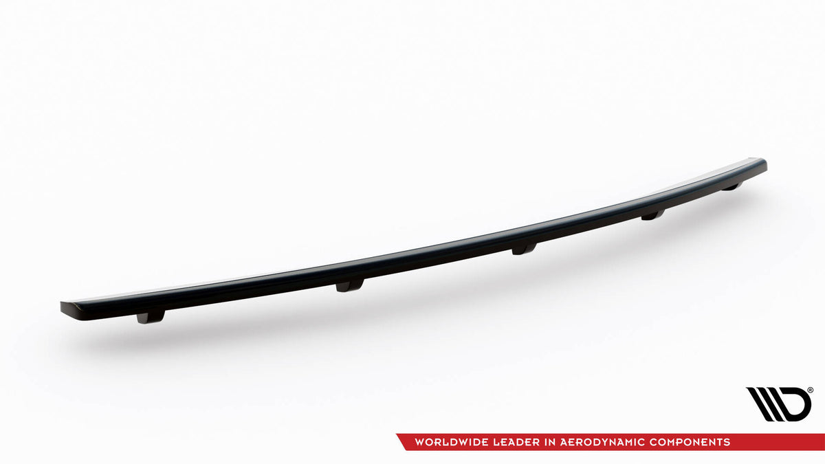 Diffuser til BMW E63 E64 i strukturert svart finish sett ovenfra