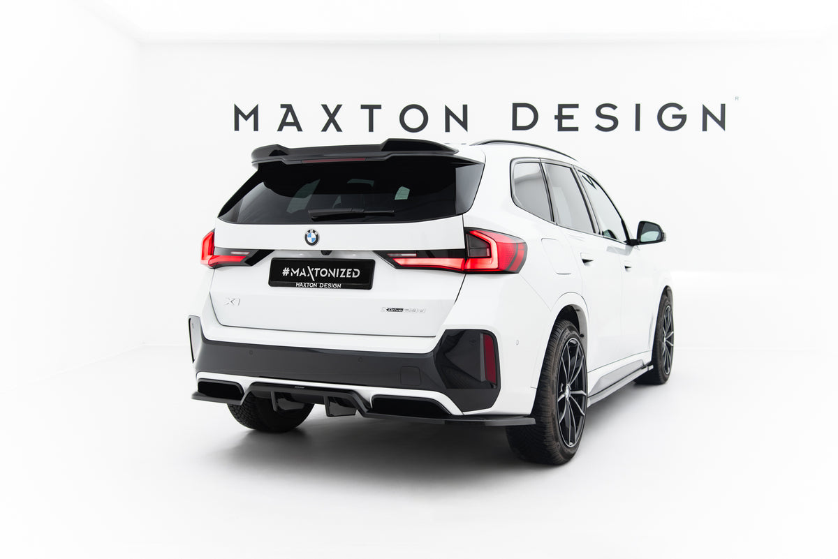Diffuser til BMW X1 M-Pakke U11 med vertikale stenger – Maxton Design bakre splitter