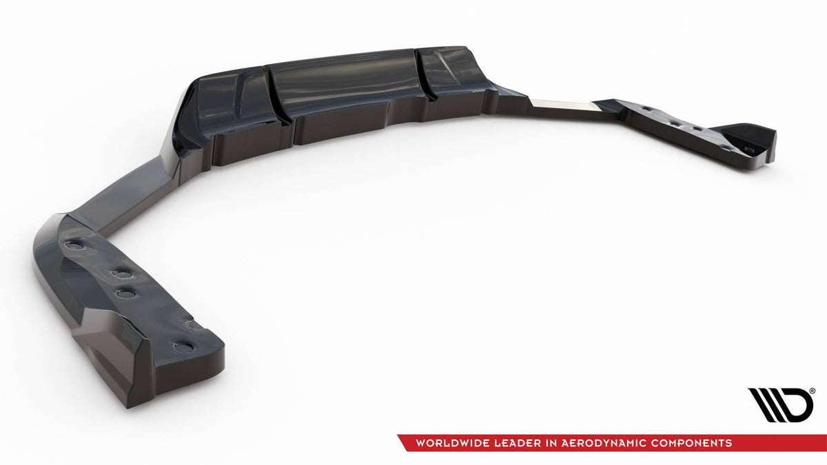 Baksplitter for BMW X6 M F96 Facelift kompatibel med tilhengerfeste
