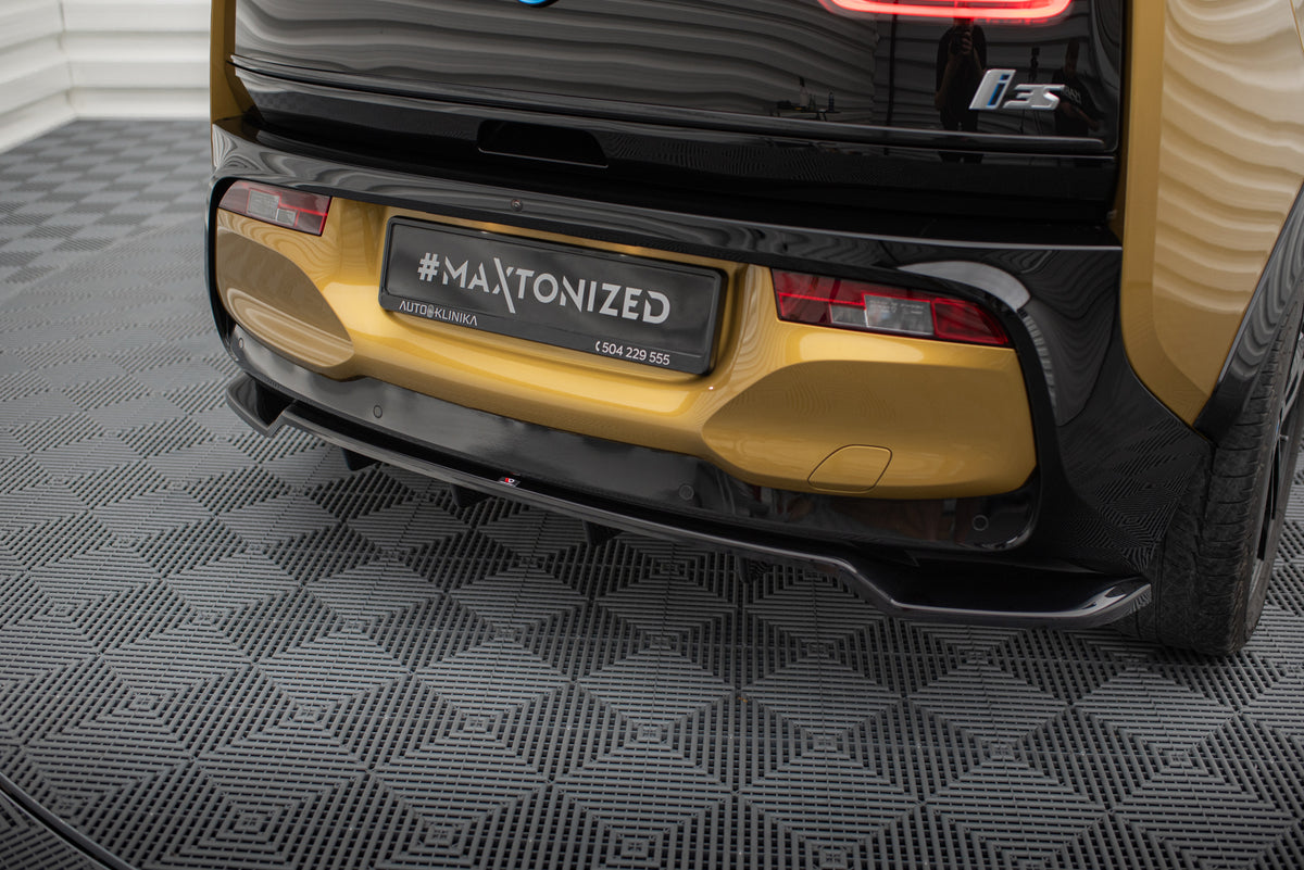 Hekksplitter i blank sort ABS til BMW i3 S Mk1 Facelift