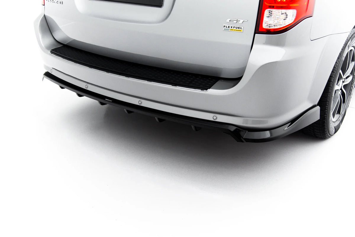 Vertikale ribber på diffuser for Dodge Grand Caravan Mk5 Facelift