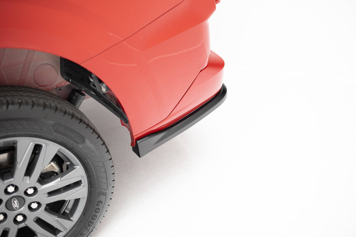 Bakre splitter med vertikale stenger til Transit Custom MK2, produktbilde fra siden