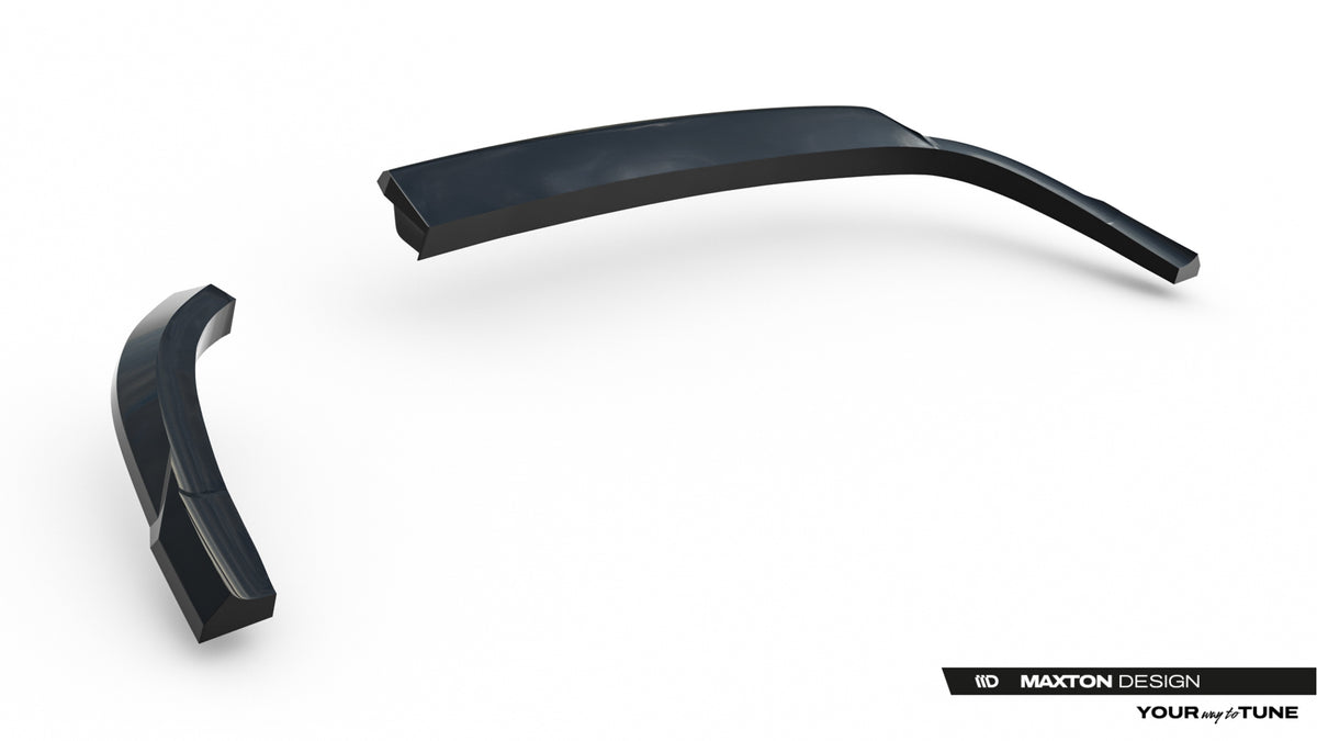 Baksplitter Hyundai Tucson Mk4 Facelift sett nedenfra med finner