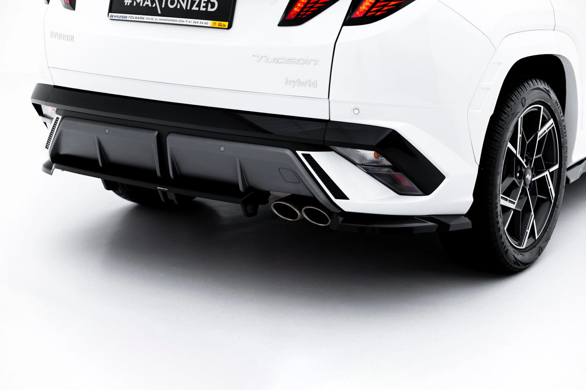 Baksplitter montert på bakfanger, Hyundai Tucson N-Line Facelift