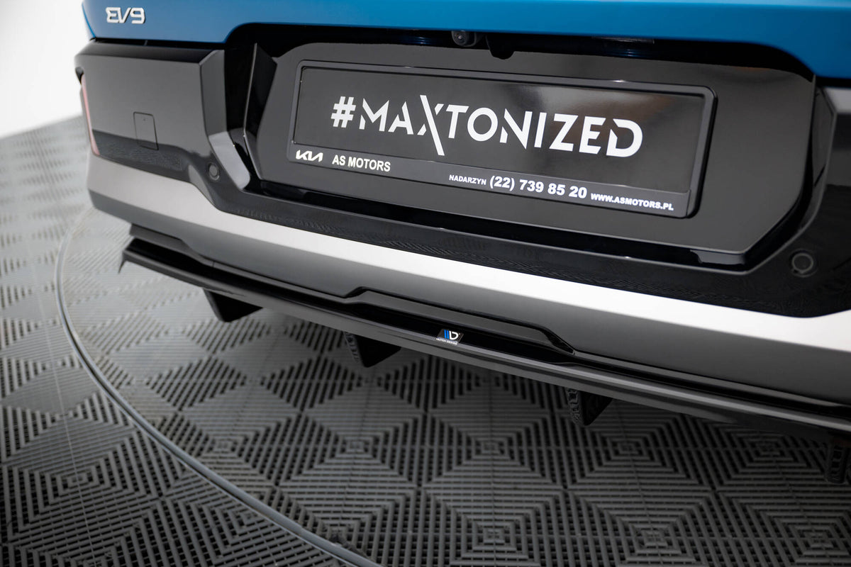 Nærbilde av Maxton Design diffuser med vertikale stenger til Kia EV9