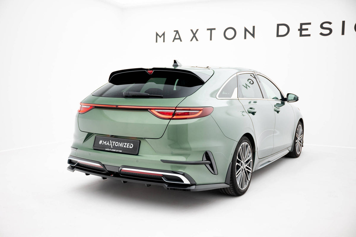 Diffuser Kia Proceed GT-Line Facelift vist fra skrå vinkel