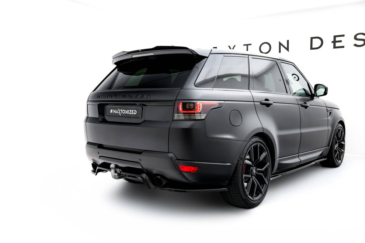 Maxton Design diffuser til Range Rover Sport Mk2 i nærbilde av overflaten