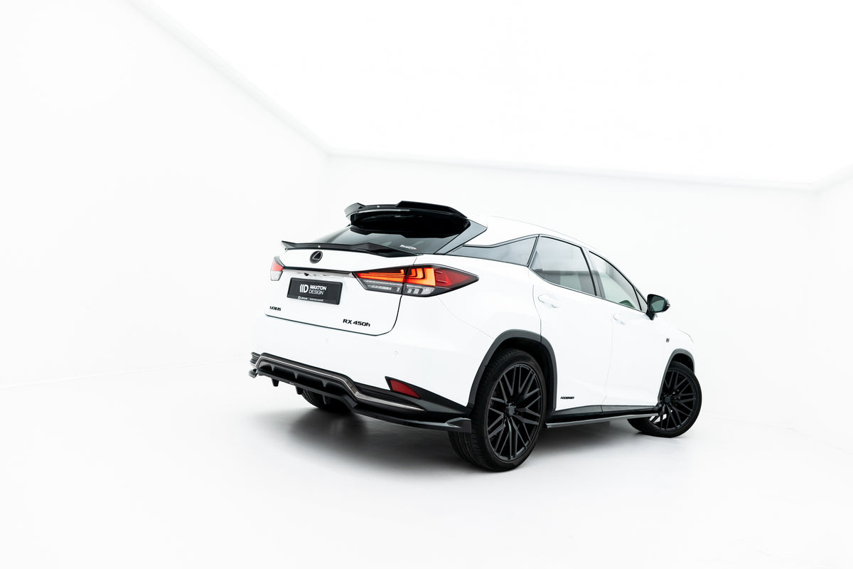Baksplitter til Lexus RX F-Sport Mk4 Facelift sett rett bakfra