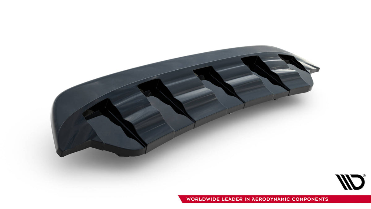 Diffuser Lexus RC MK1 (2014–2018) Hvit Stripe - LE-RC-1-RD1+RD2G