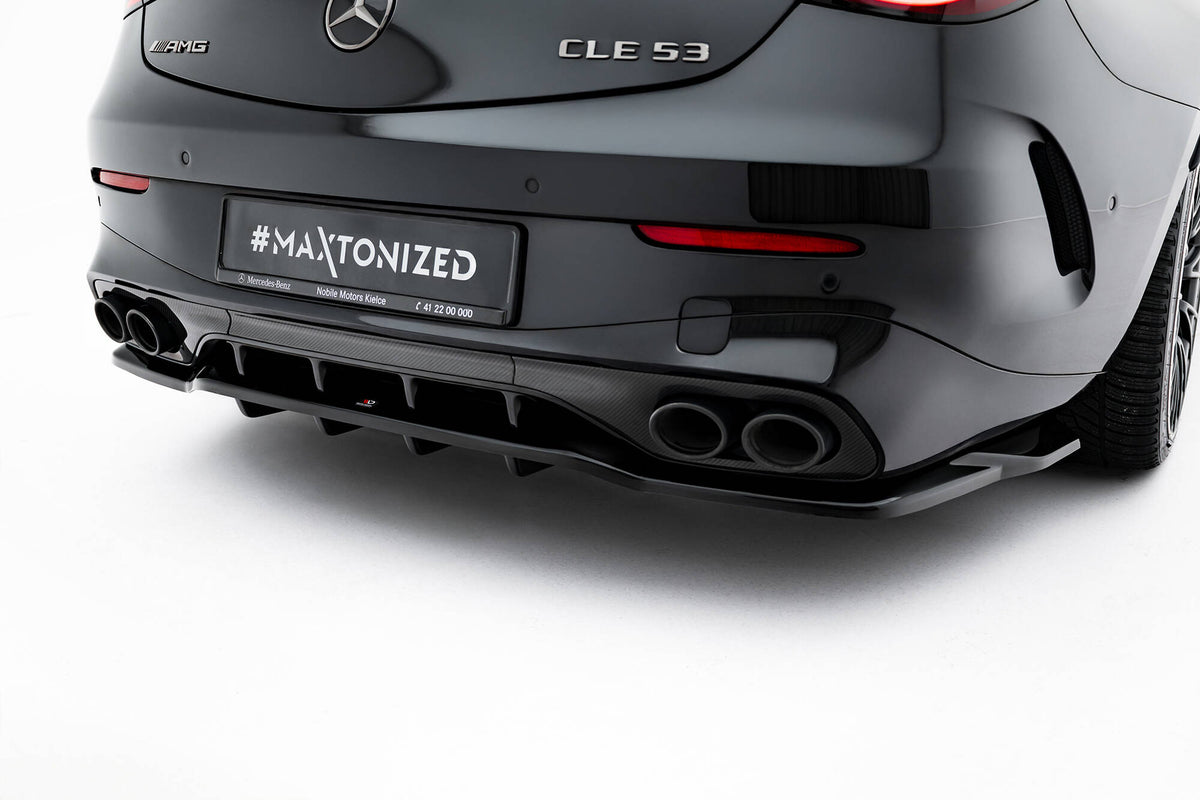 Diffuser med vertikale stenger til Mercedes CLE 53 C236, sett bakfra