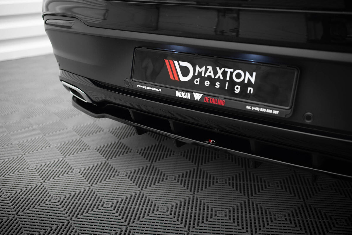 Diffuser Maxton montert på Mercedes GLE Coupe C167 AMG-Line bakfra