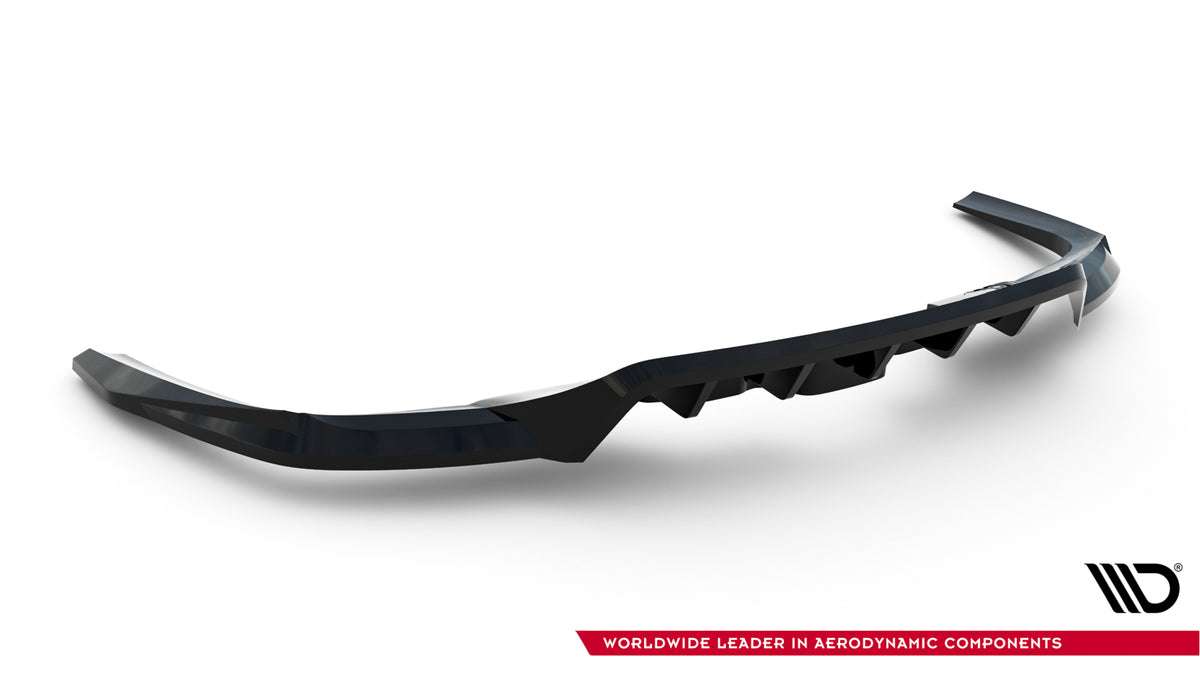 Umontert matt sort diffuser for Mercedes GLS X167 Facelift vist fra siden