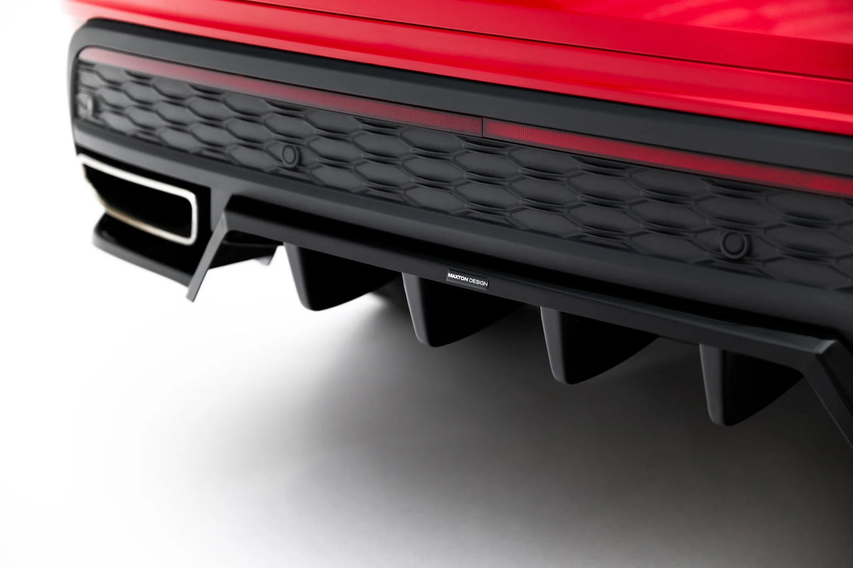 Blank sort ABS-hekksplitter til Skoda Kodiaq RS Mk2 fra siden