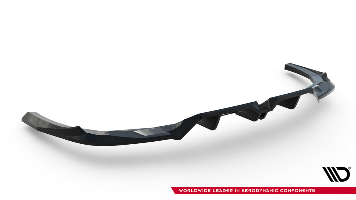 Sort bakdiffuser til Audi RS3 8Y Facelift Sedan med integrert design tilpasset originalt bodykit