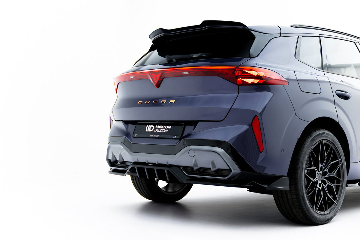 Baksplitter i blank sort ABS til Cupra Terramar Mk1 sett bakfra