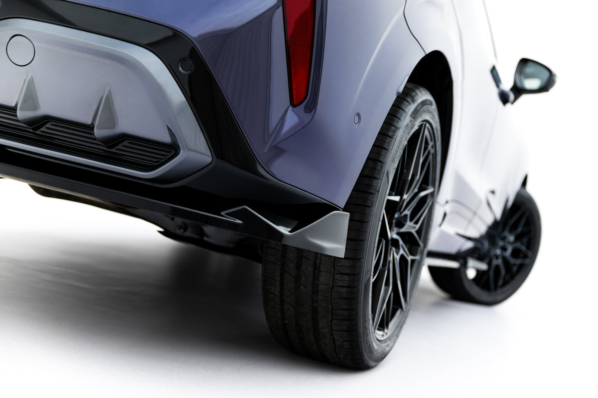 ABS baksplitter med vertikale ribber til Cupra Terramar Mk1