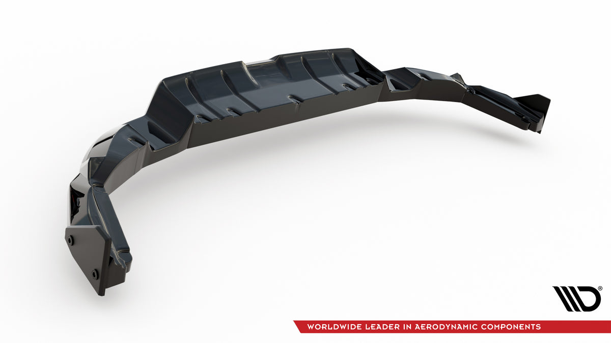 Detaljbilde av flaps på Maxton baksplitter for Subaru BRZ Mk2