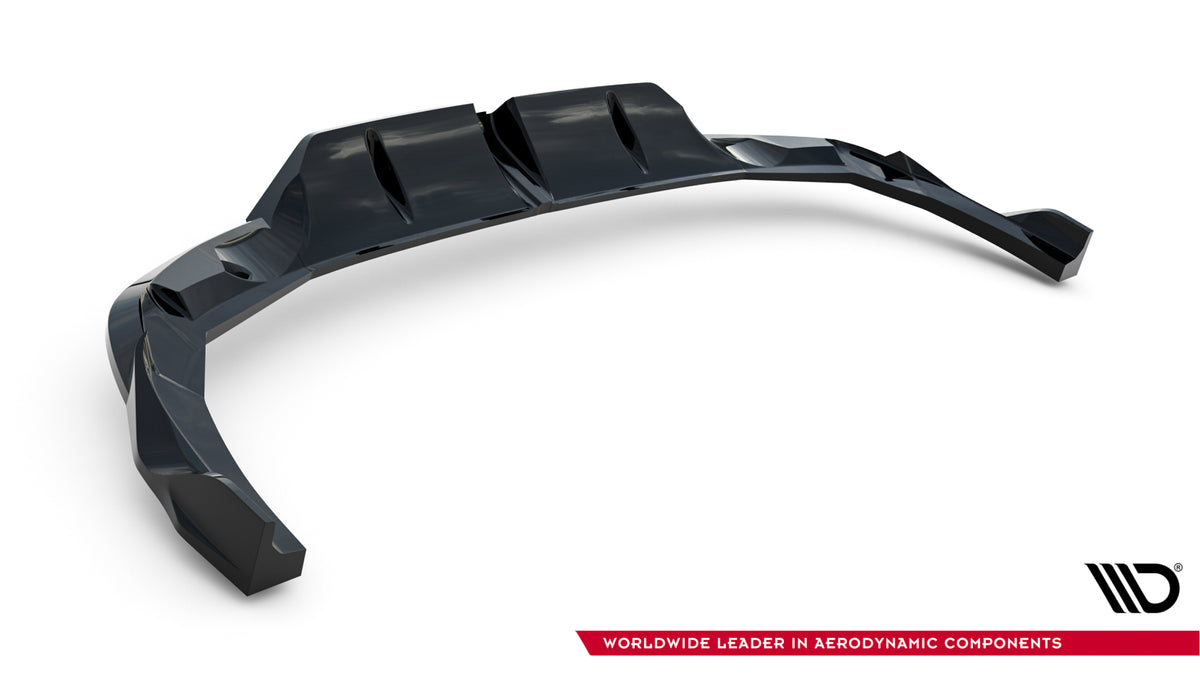 Sportslig V.2 diffuser for Audi RS3 8Y Sedan Facelift sett fra venstre bakhjørne