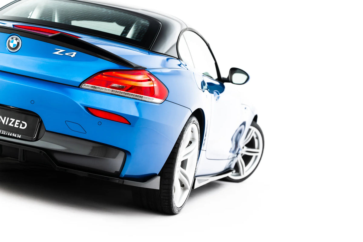 Sort ABS-diffuser montert på nedre støtfanger på BMW Z4 E89 Facelift