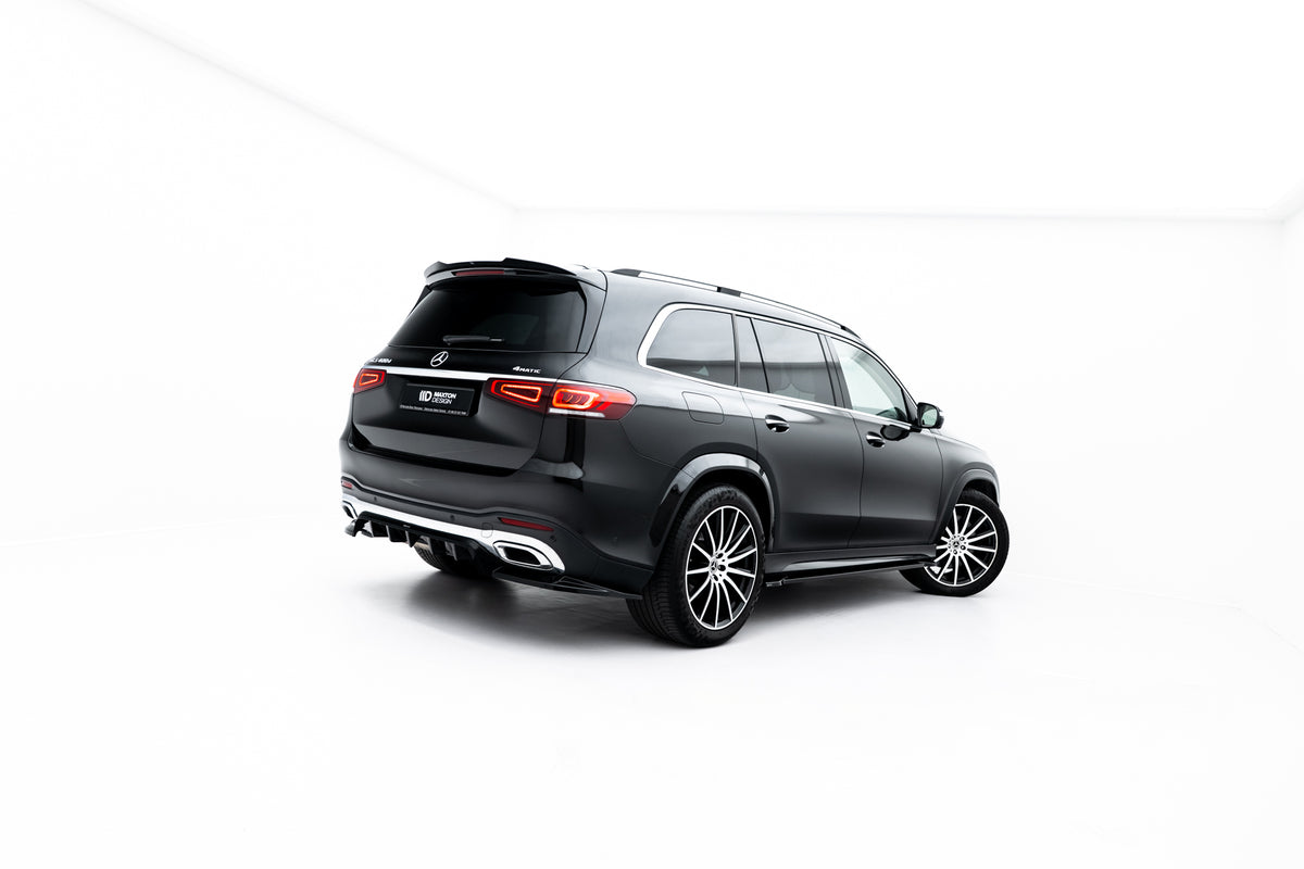 Detalj av ABS-baksplitter til Mercedes GLS X167 sett fra siden