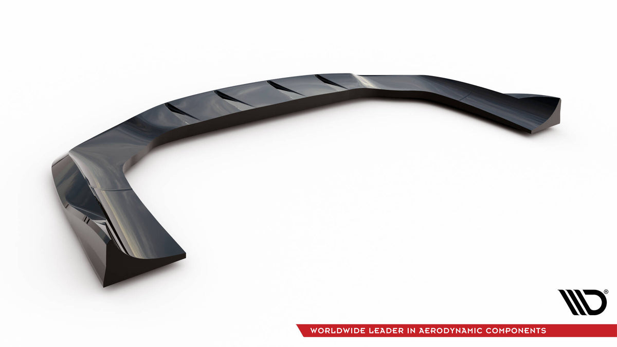 Bakre splitter V.2 til Mercedes AMG GT C192 i strukturert svart finish