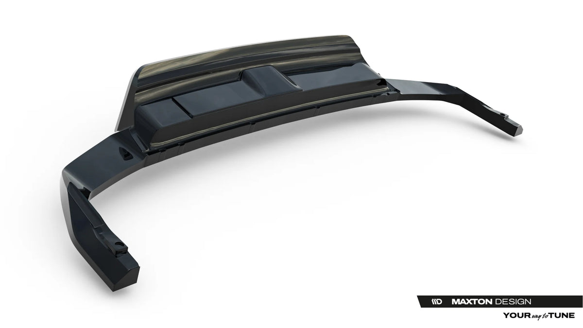 Maxton Design bakre splitter med vertikale ribber til VW Touareg Elegance Mk3
