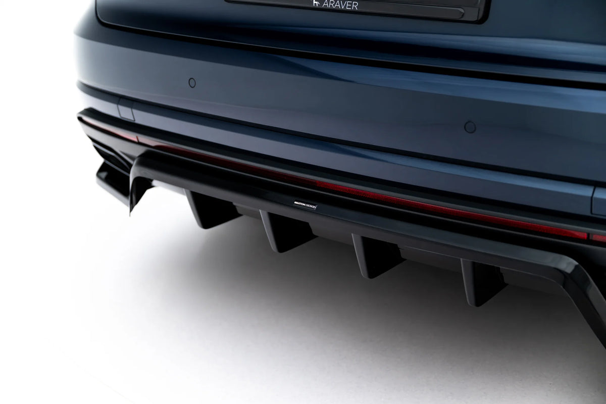 Diffuserelement på bakre splitter til Volkswagen Touareg Elegance Mk3 Facelift