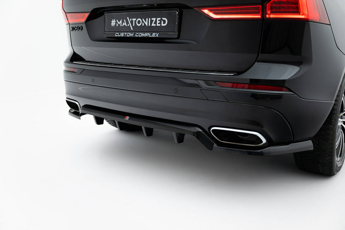 Bakre diffuser med vertikale stenger for Volvo XC60 Mk2 – Maxton Design