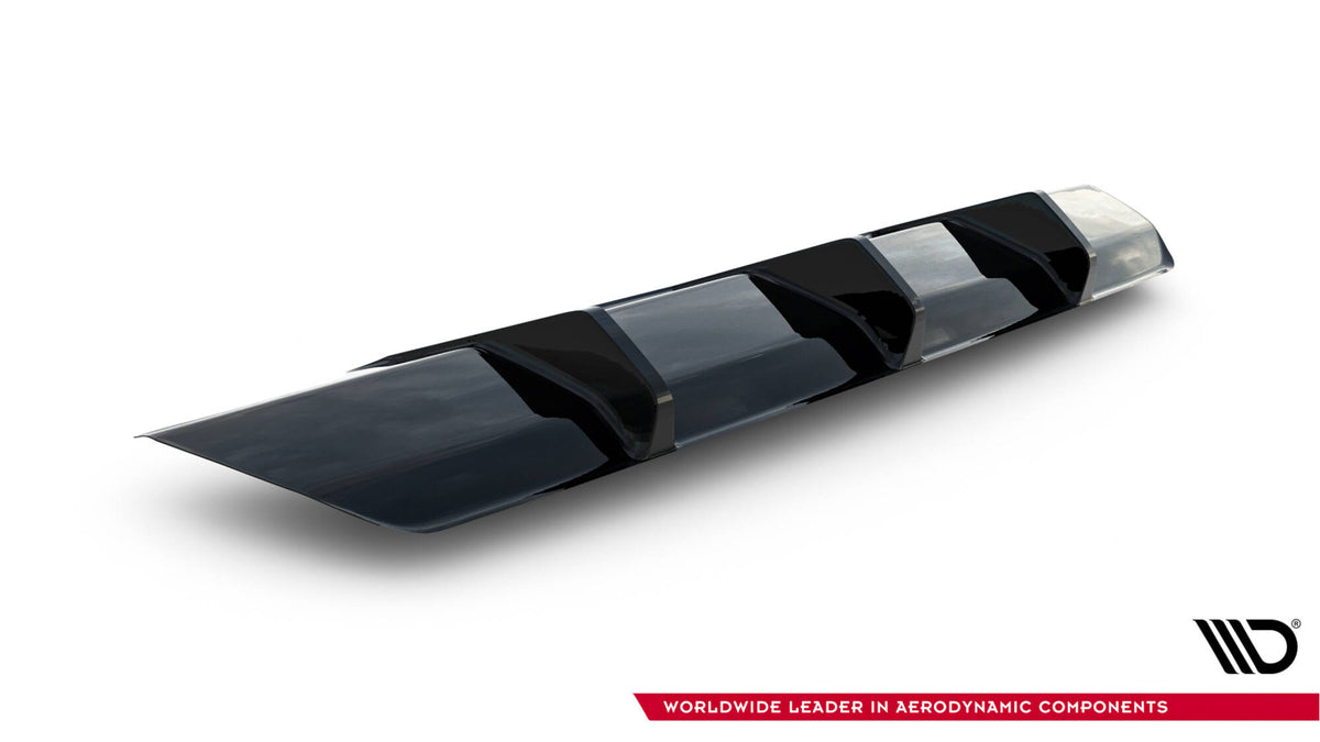 Diffuser til Audi A1 S-Line GB vist fra venstre side med detaljer i profil