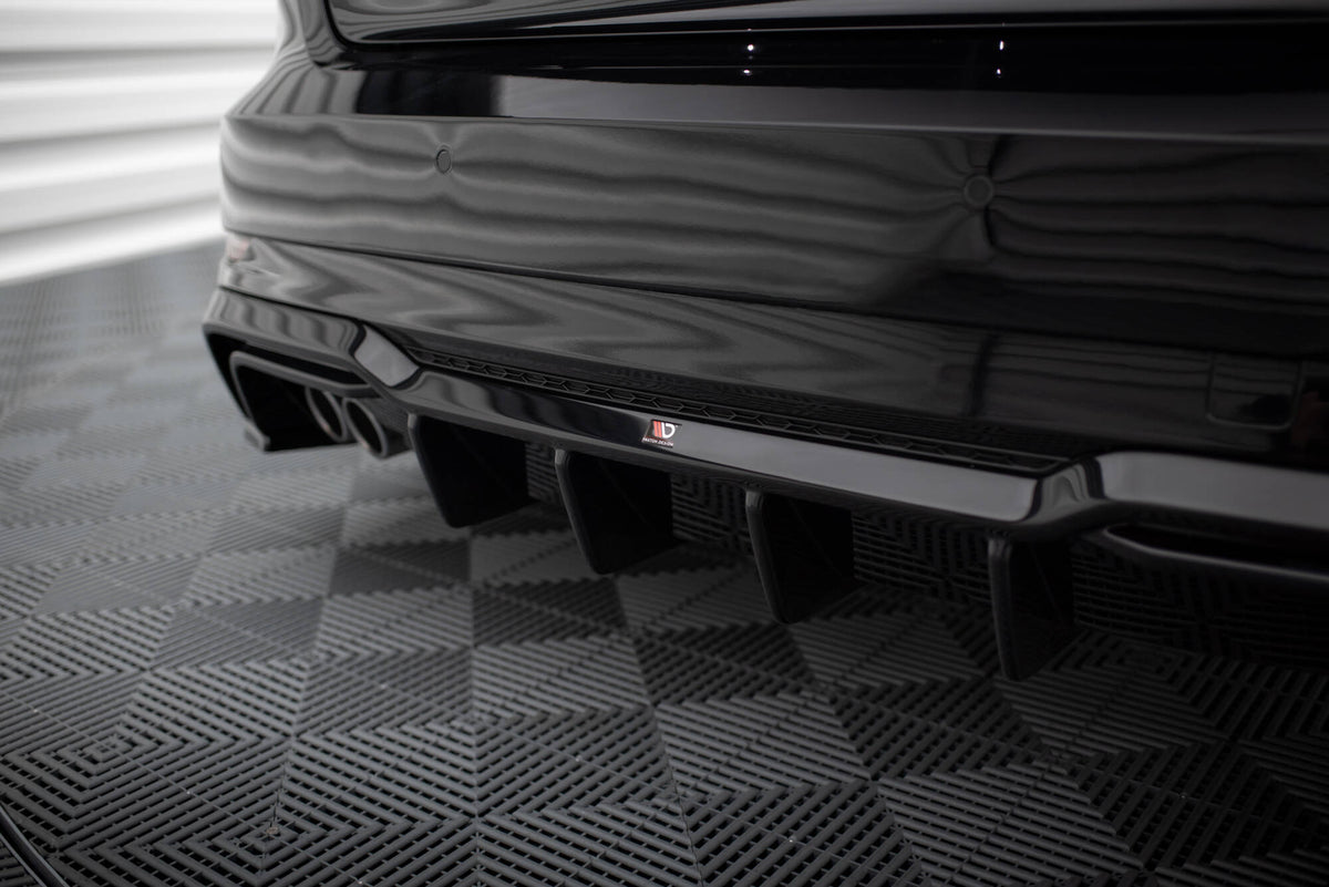 Maxton Design diffuser for Audi A3 8V Facelift vist fra skrå vinkel