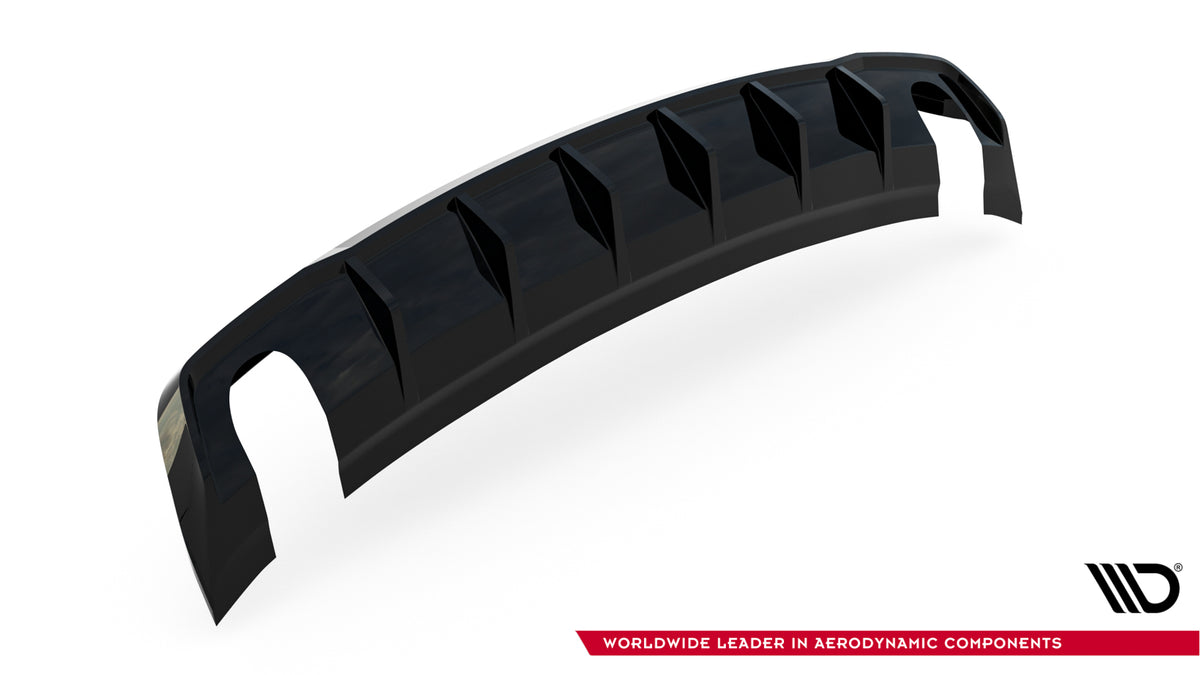 Diffuser Audi A3 Sedan 8V V2 fra Maxton Design sett ovenfra