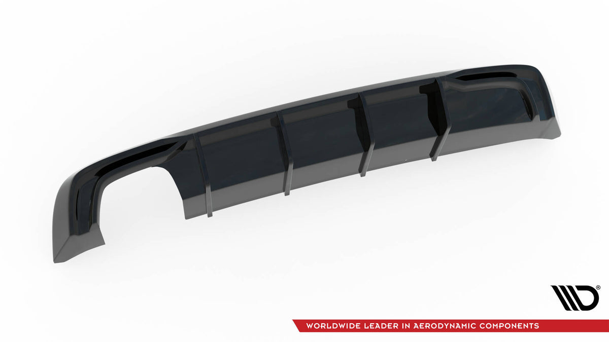 Bakdiffuser for Audi A3 8V Facelift vist fra skrå vinkel