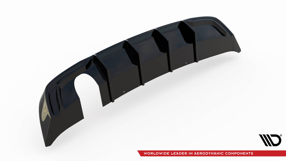 Maxton Design diffusor til A3 Sportback Facelift fra skrå vinkel
