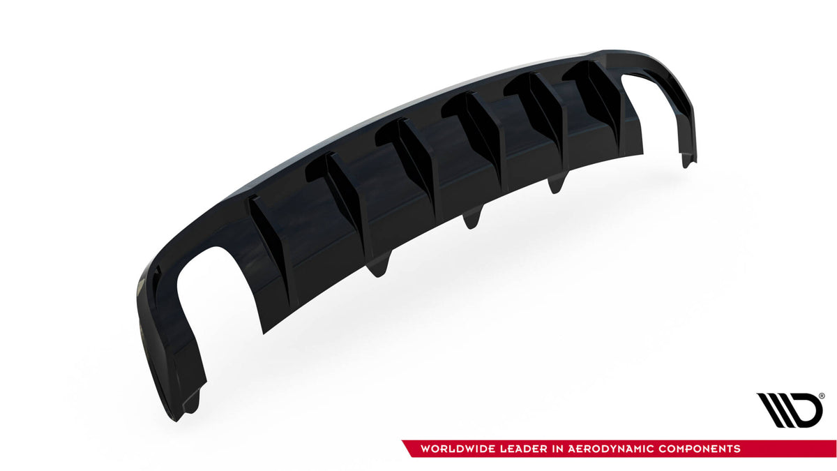 Audi A4 B8 Facelift med Maxton bakdiffuser V3 sett fra siden