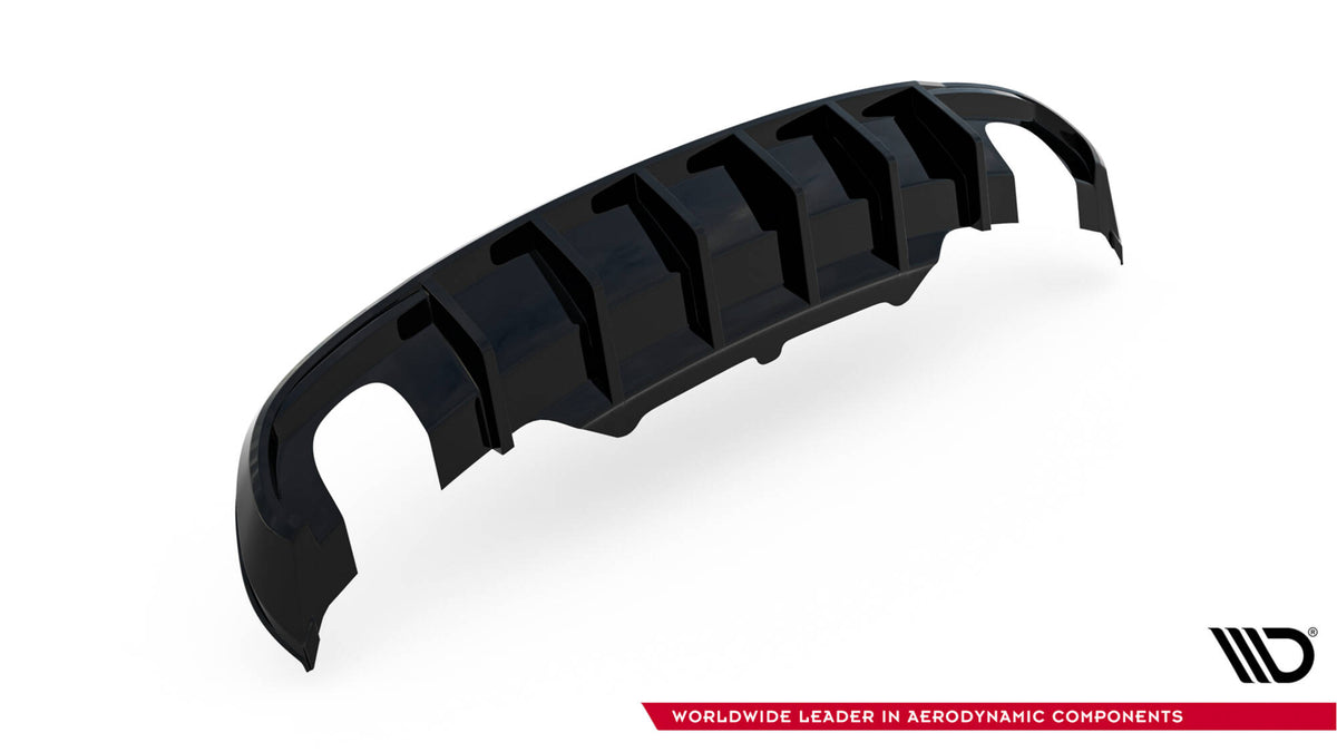 Diffuser V2 Audi A5 Coupe / Cabrio S-Line (8T) 07-11 - AU-S5-1-RS1GO_O