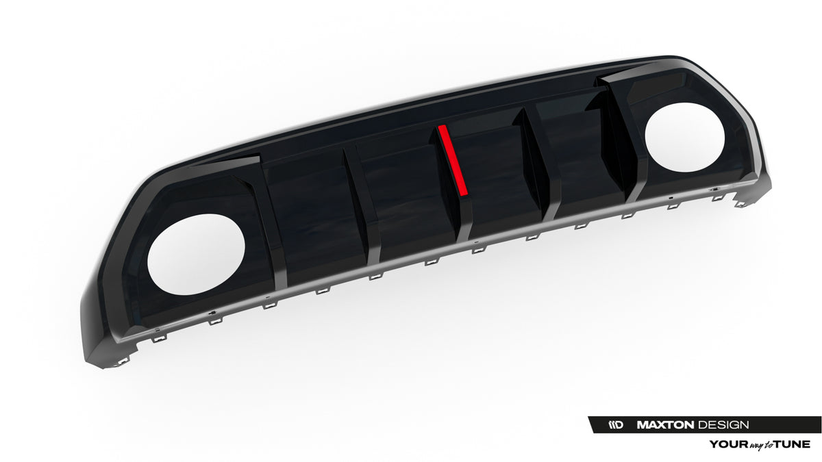 Blank sort Maxton diffuser til Audi RS3 8Y Sportback