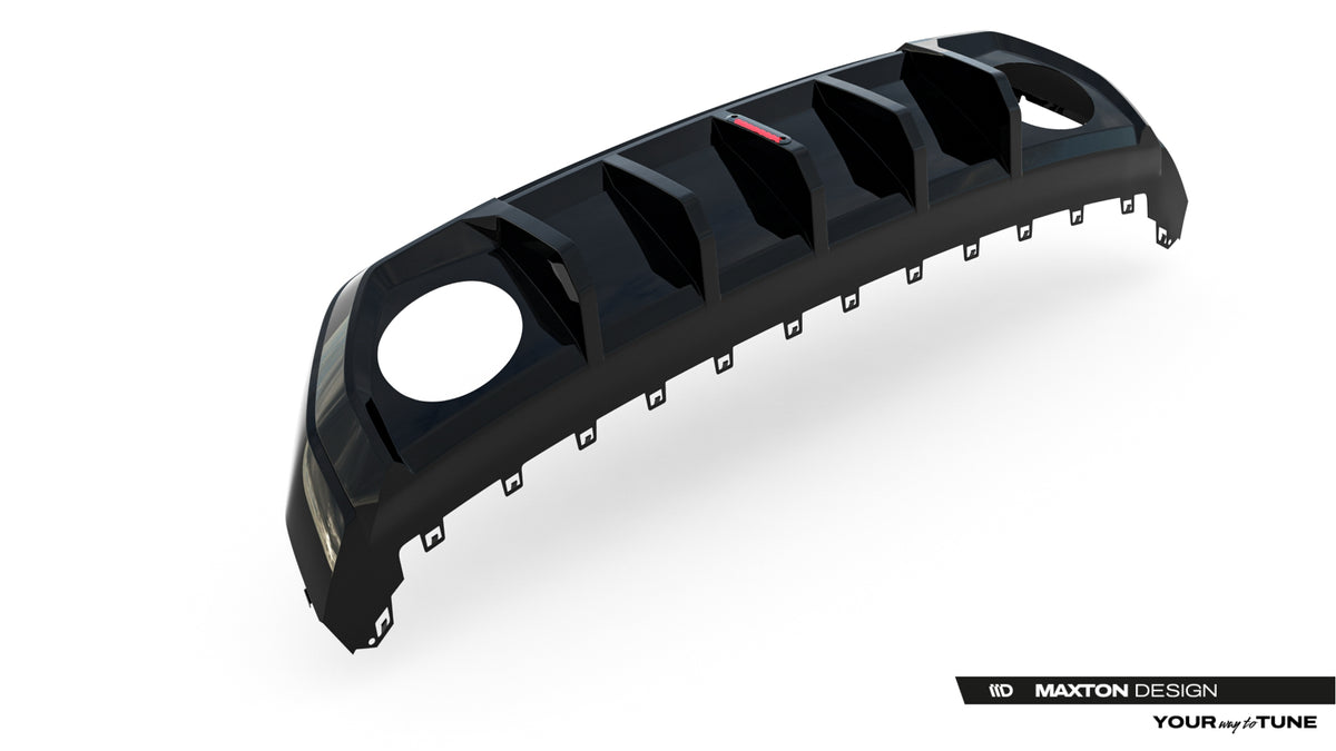 Maxton diffuser til Audi RS3 8Y Facelift sett bakfra