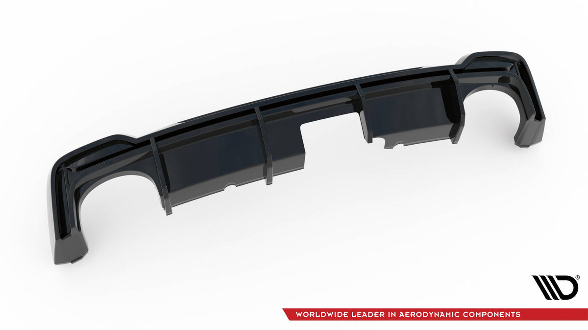 Bakre diffuser Audi RS7 C8 med utsparing for tilhengerfeste