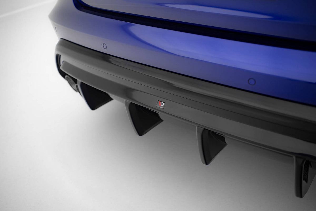 Bakdiffuser til Audi S3 Sedan 8Y Facelift i holdbar ABS-plast med presis passform og gratis frakt